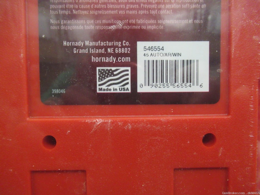 Hornady Reloading Die Set Series II For 45 Auto AR Winchester-img-3