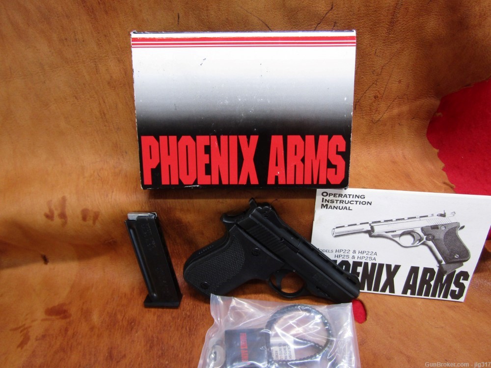 Phoenix Arms HP25A 25 ACP Semi Auto Pistol Thumb Safety 9 RD Mag-img-0