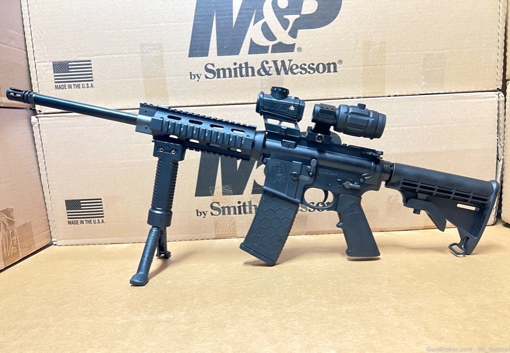 SMITH & WESSON AR-15 Tactical 3x Magnifier |Red Dot| 3 Magazines|AR M&P 15-img-5