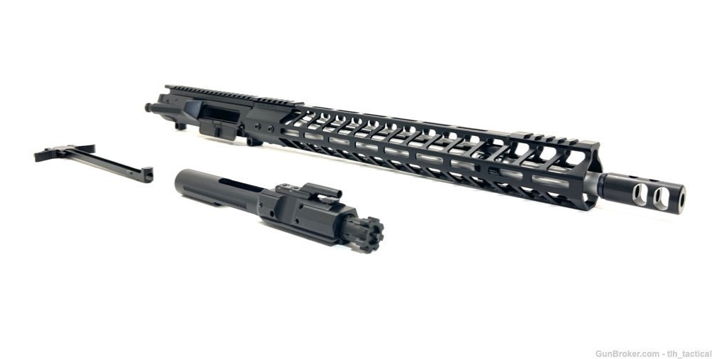 Complete 308 Upper Wilson Combat 18" Fluted Barrel | Includes BCG and CH-img-0
