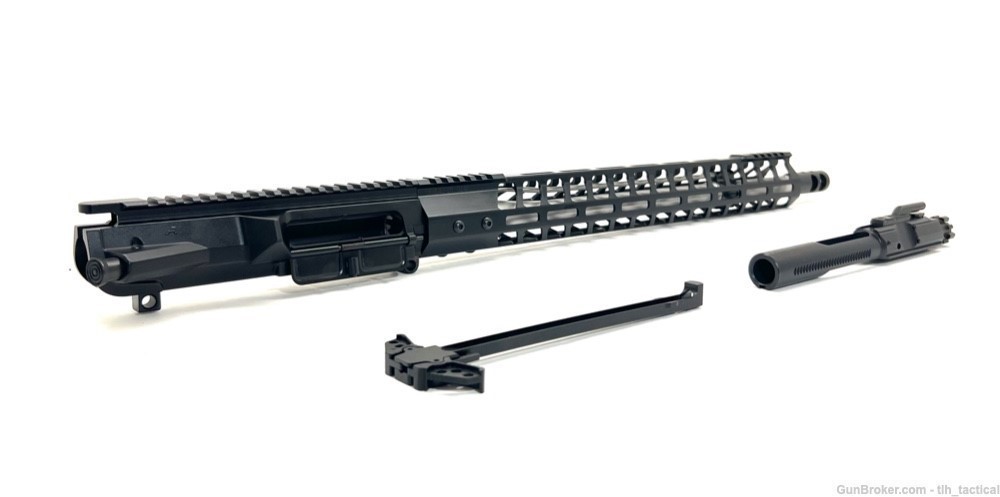 Complete 308 Upper Wilson Combat 18" Fluted Barrel | Includes BCG and CH-img-1