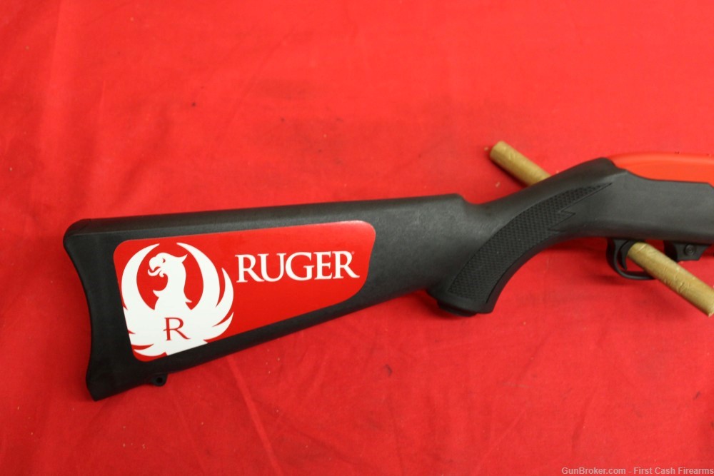 RUGER 10/22 22LR, RED Finish w/synthetic stock-img-2