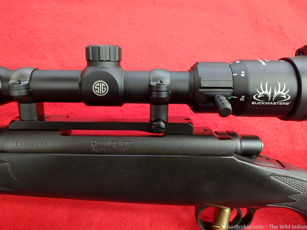 Remington 700 ADL 270 Win w/Sig/Buckmasters Scope 3-9X50 (Pre-Owned) -img-5