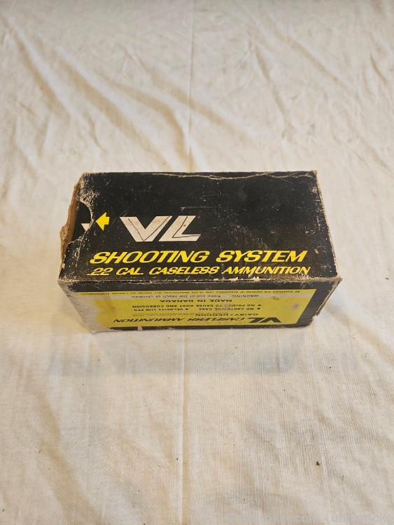 VTG NOS Daisy Heddon VL Shooting Systems 22 Cal Caseless Ammo 958 rounds-img-0