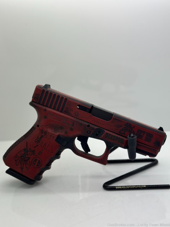 Glock 19 Gen 3 9mm Deadpool Semi-Auto Pistol (NEW!)-img-2