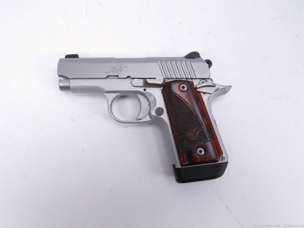 Kimber Micro 9 Stainless Rosewood 3.15" 9mm Semi-Auto Pistol w/ Mags AS IS-img-1