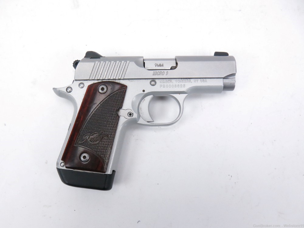 Kimber Micro 9 Stainless Rosewood 3.15" 9mm Semi-Auto Pistol w/ Mags AS IS-img-17
