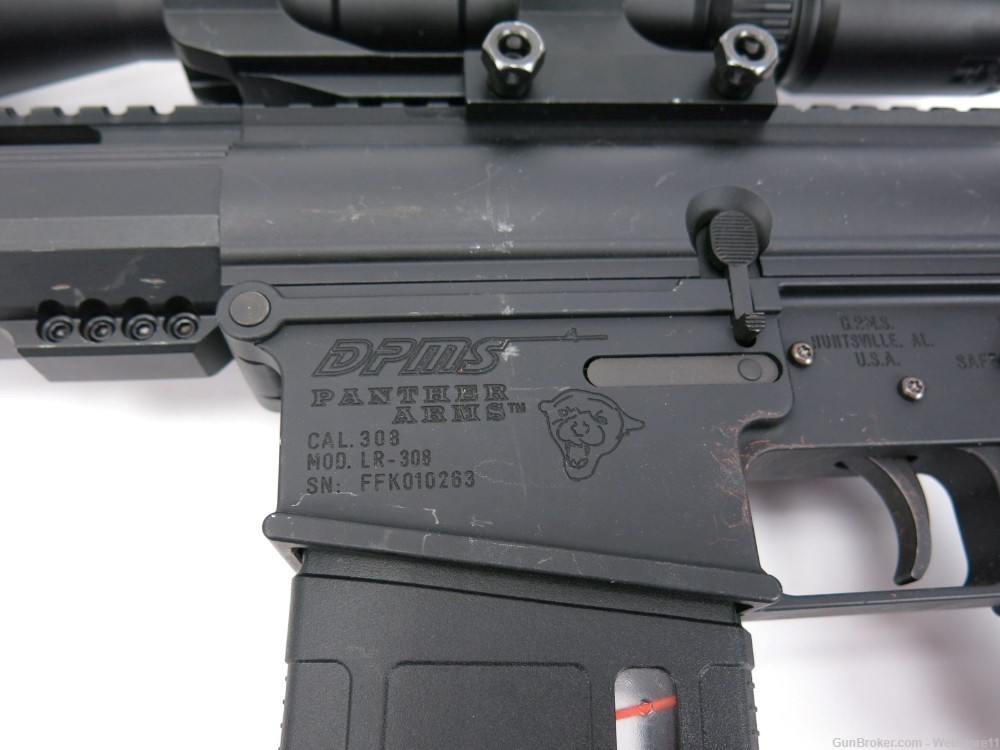 DPMS LR-308 7.62x51 Semi-Auto Rifle w/ Scope, Bipod, Magazine-img-8