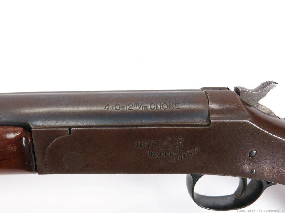 H.S.B & Co Ruso Model W 410GA 25" Single-Shot Shotgun AS IS-img-10