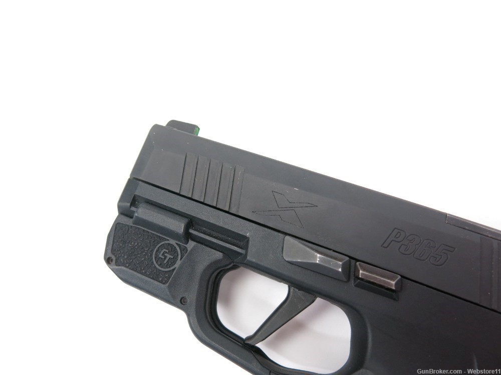 Sig Sauer P365 X 3" 9mm Semi-Auto Pistol w/ Laser, Magazine, Case-img-2