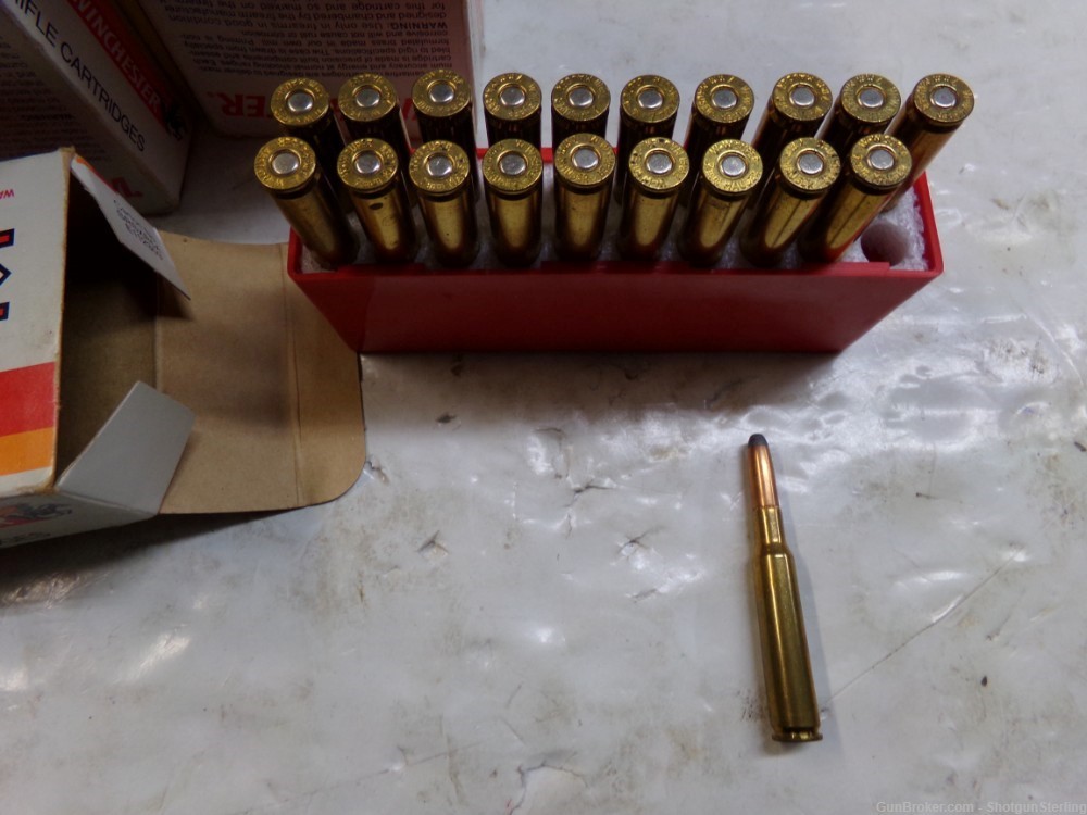 Over 100 rounds of Winchester & Remington 7x57 Mauser ammo-img-1