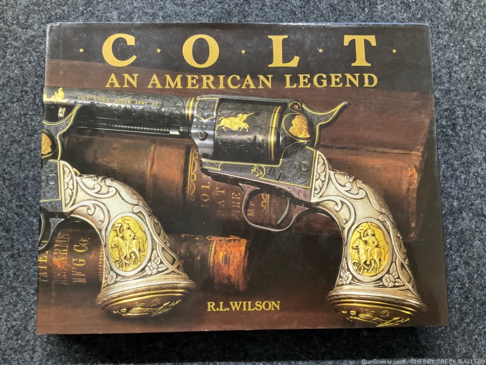 Vintage COLT revolver pistol book RL Wilson saa python engraved guns cased-img-0