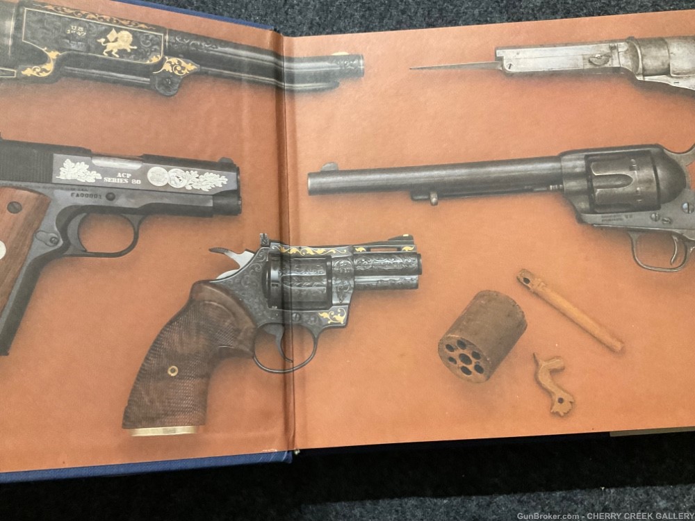 Vintage COLT revolver pistol book RL Wilson saa python engraved guns cased-img-7