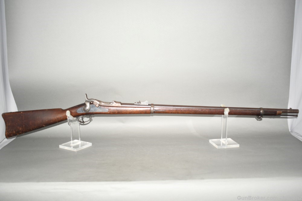 Antique US Springfield Model 1879 Trapdoor Single Shot Rifle 45-70 Govt-img-0