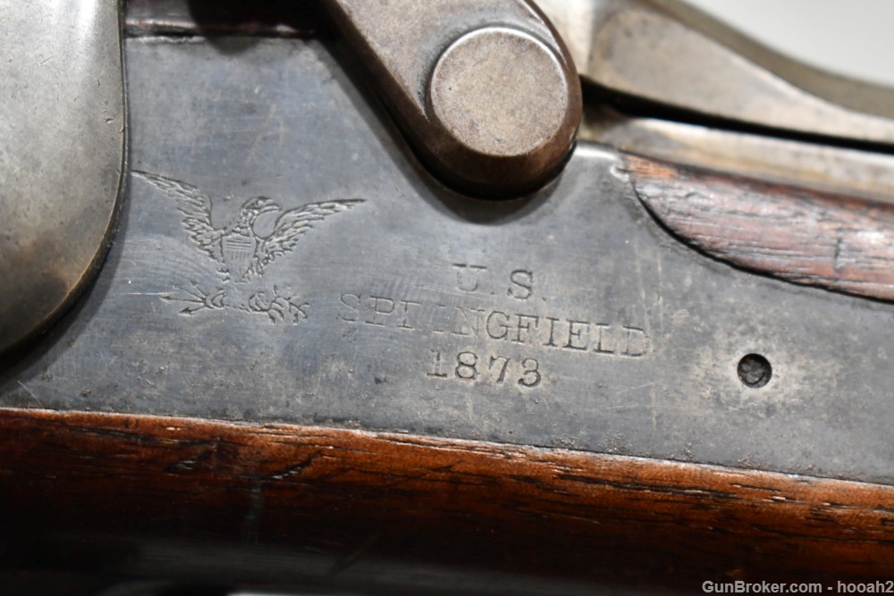 Antique US Springfield Model 1879 Trapdoor Single Shot Rifle 45-70 Govt-img-42