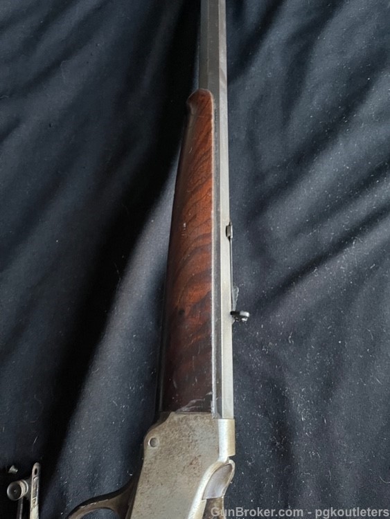 Historical Hitchcock - Winchester Low Wall Thick side, # 2, .22 Short 28" -img-11