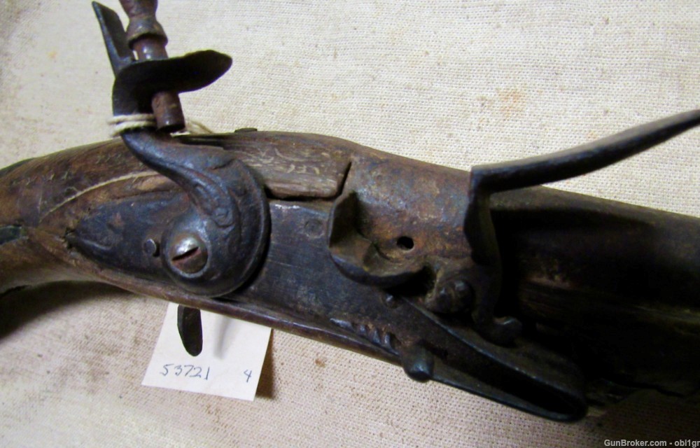Mediterranean Flint Lock Pirate Pistol 1800's-img-5
