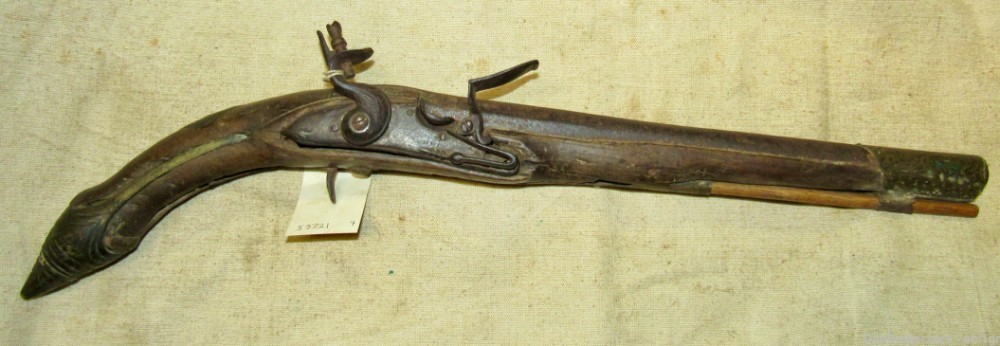 Mediterranean Flint Lock Pirate Pistol 1800's-img-0