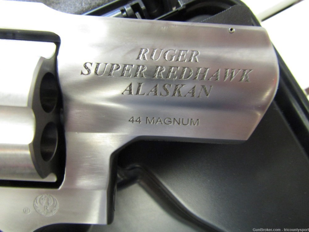 Ruger 5303 Super Redhawk Alaskan 44 Rem Mag 6rd 2.50" Overall Satin Stainle-img-4