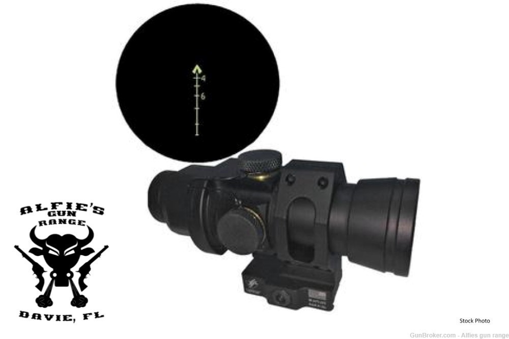 BROWE 4x32 Sport Optic Rifle scope 7.62x51mm Chevron Reticle Black -img-0