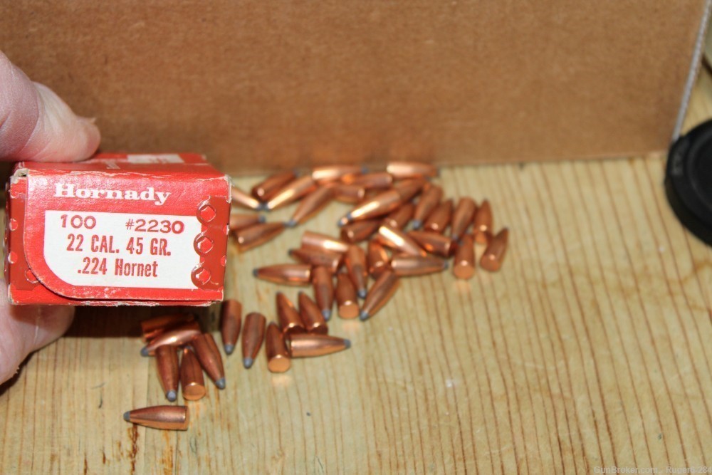 Hornady .224 50gr SP SX Varmint Bullets NOS-img-5