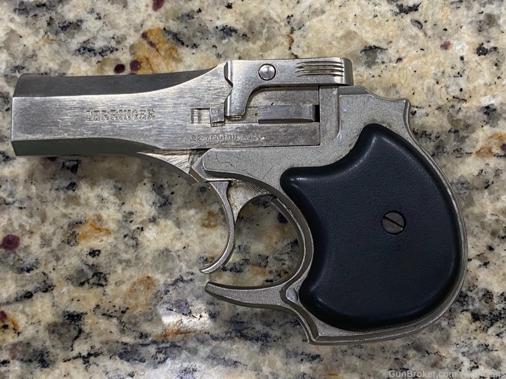 USED High Standard Derringer 3.5" two shot pocket gun-img-0