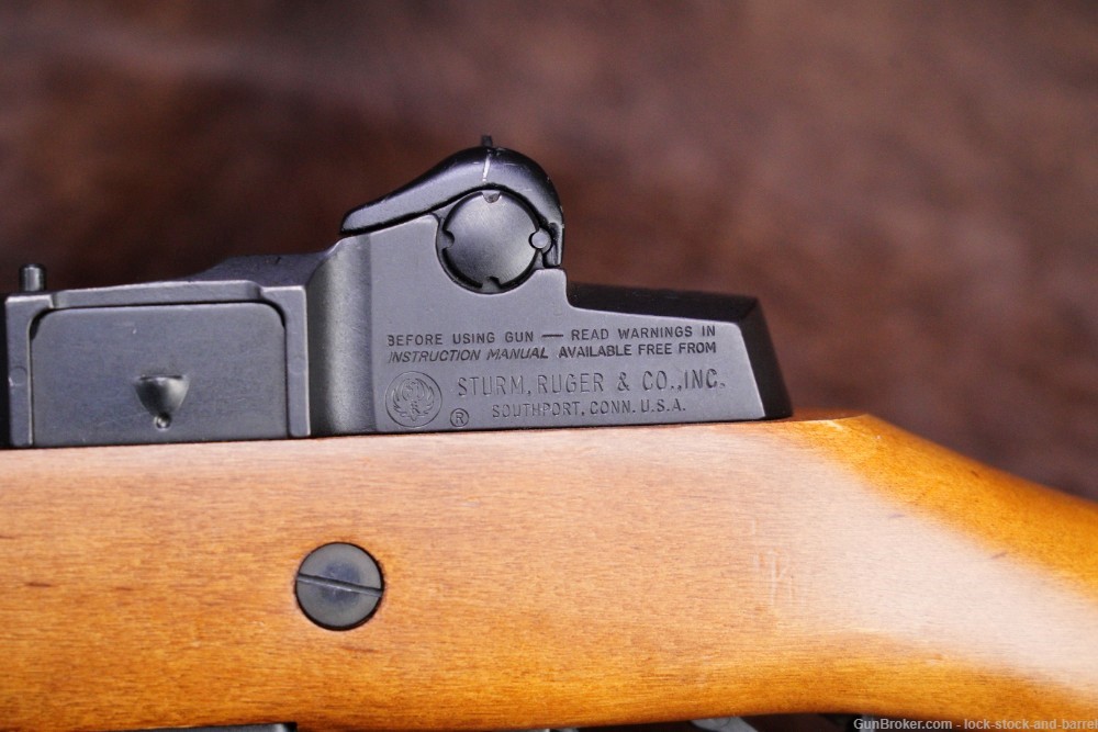 Ruger Mini-14 Model 01801 .223 Rem 18 1/2” Blue Semi Auto Rifle, MFD 1991-img-20