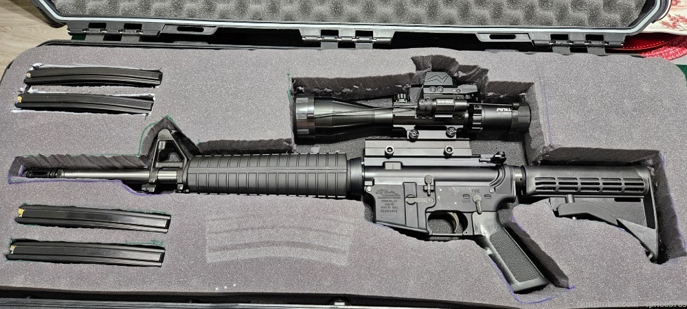 AR-15 Sold as a complete package that includes the hard-sided case-img-0