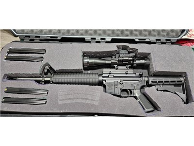 AR-15 Sold as a complete package that includes the hard-sided case