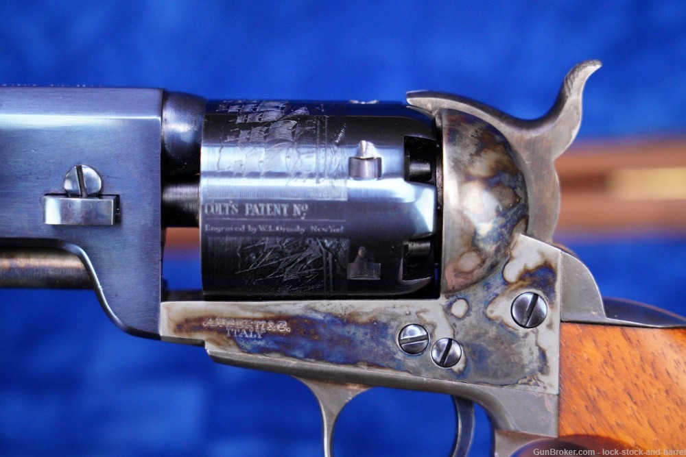 Uberti Colt 1851 Navy .36 Cal 7.5” SA Percussion Revolver 1984 ATF Antique-img-13
