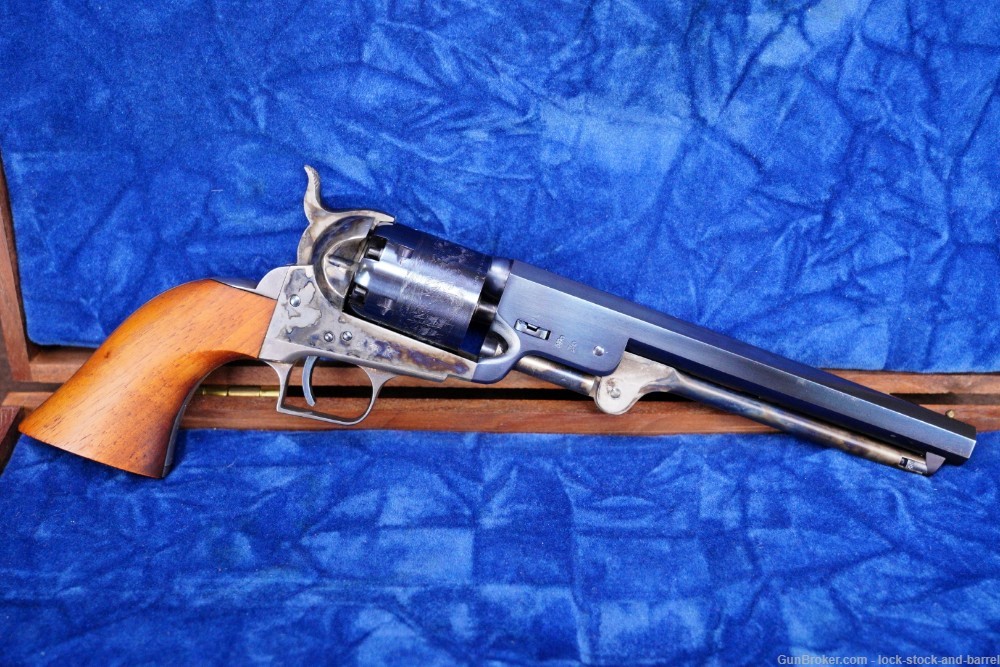 Uberti Colt 1851 Navy .36 Cal 7.5” SA Percussion Revolver 1984 ATF Antique-img-2