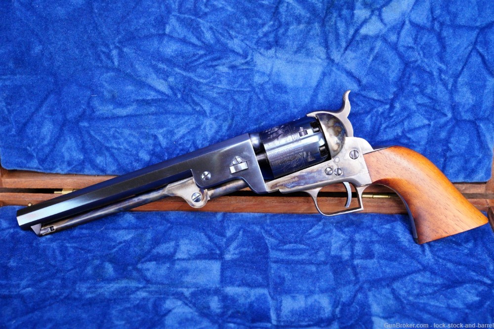 Uberti Colt 1851 Navy .36 Cal 7.5” SA Percussion Revolver 1984 ATF Antique-img-3