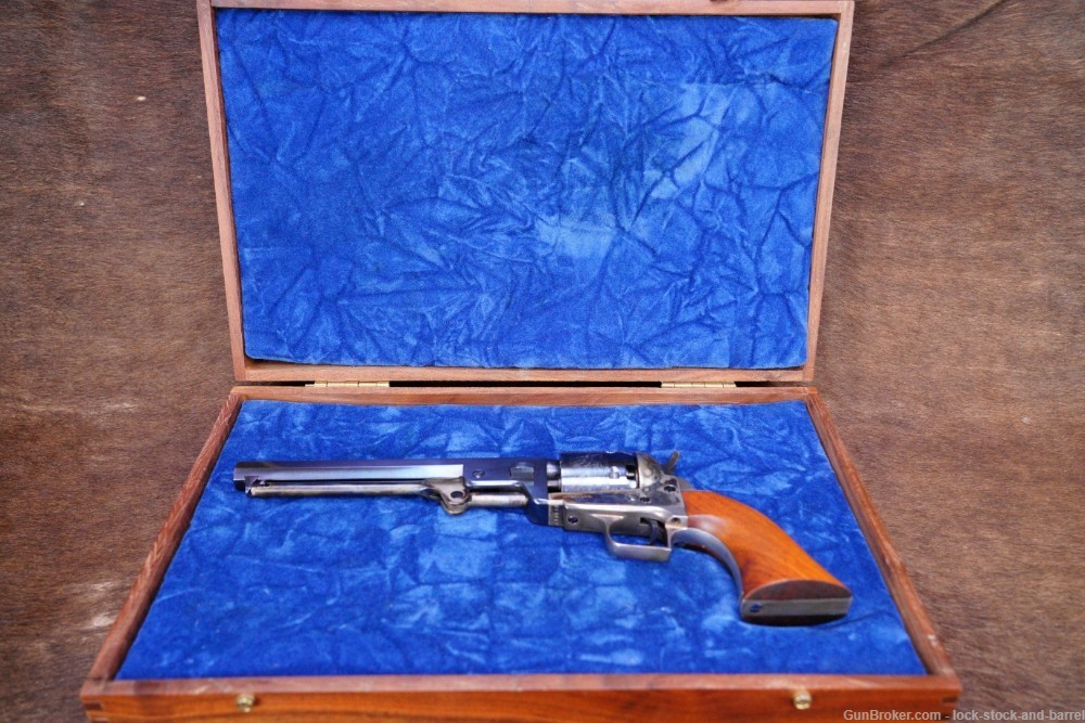 Uberti Colt 1851 Navy .36 Cal 7.5” SA Percussion Revolver 1984 ATF Antique-img-21