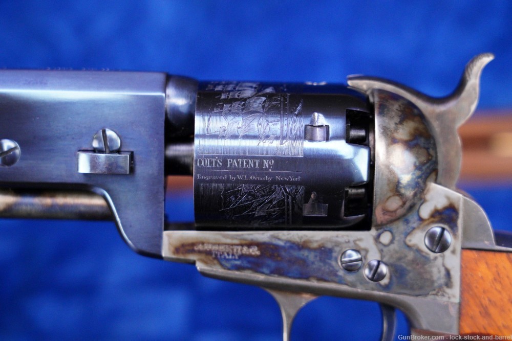 Uberti Colt 1851 Navy .36 Cal 7.5” SA Percussion Revolver 1984 ATF Antique-img-14