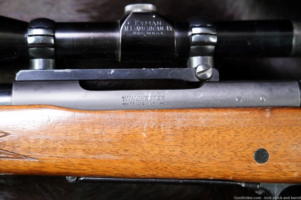 Winchester Model 70 22" .30-06 Springfield Bolt Action Rifle, MFD 1967 C&R-img-21