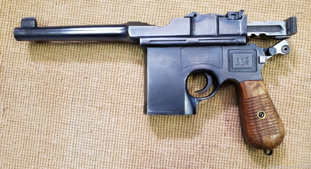 Chinese Shansei Arsenal, Mauser C96, .45 ACP broomhandle-img-0