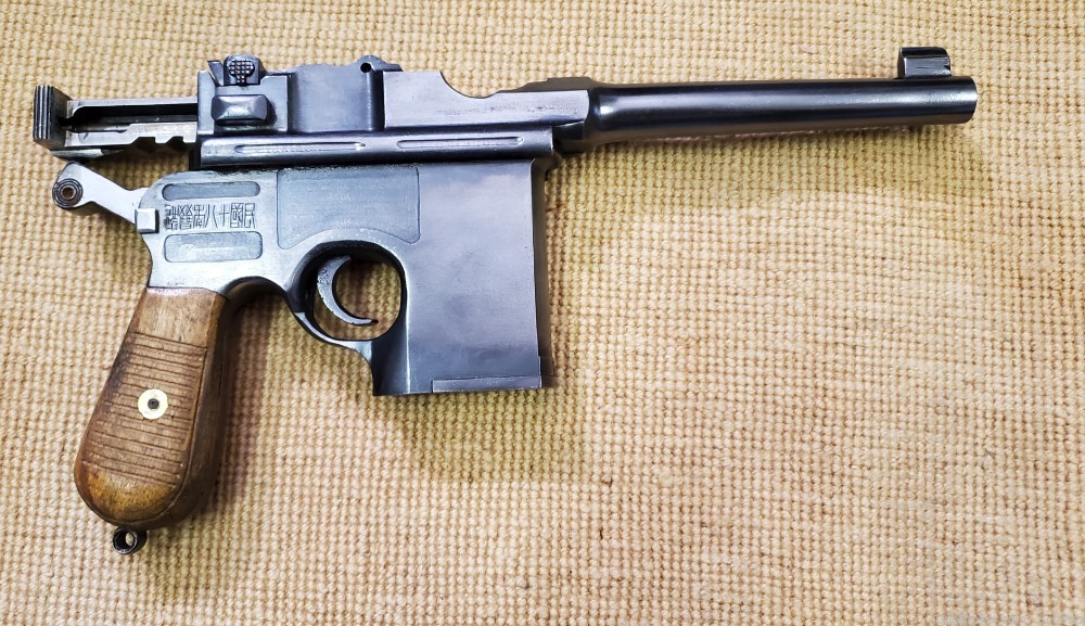 Chinese Shansei Arsenal, Mauser C96, .45 ACP broomhandle-img-1