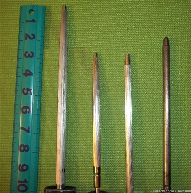 Vintage Lot of Knife Sharpening Steels Cutting Carving Butchering Hunting-img-5