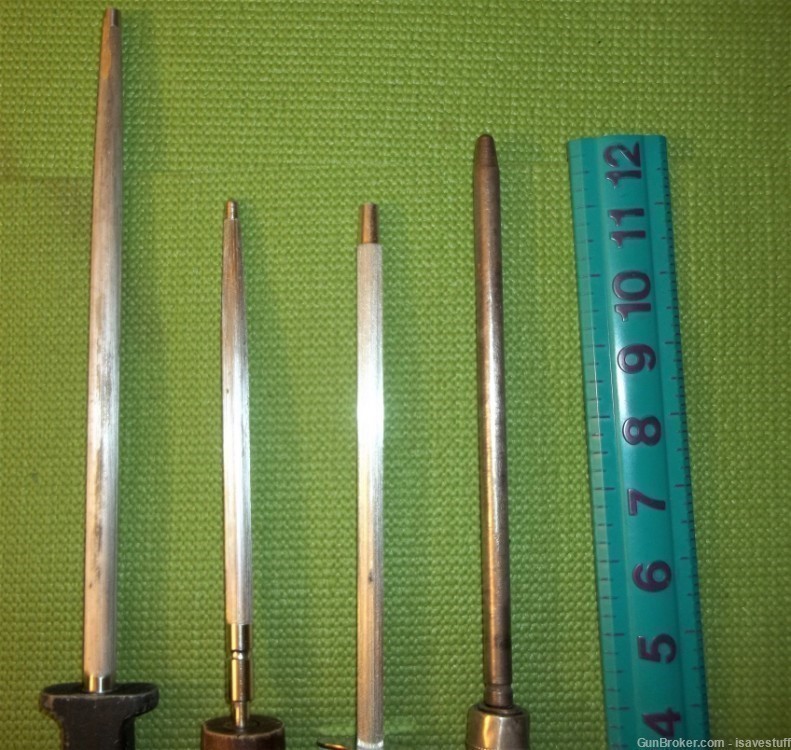 Vintage Lot of Knife Sharpening Steels Cutting Carving Butchering Hunting-img-2