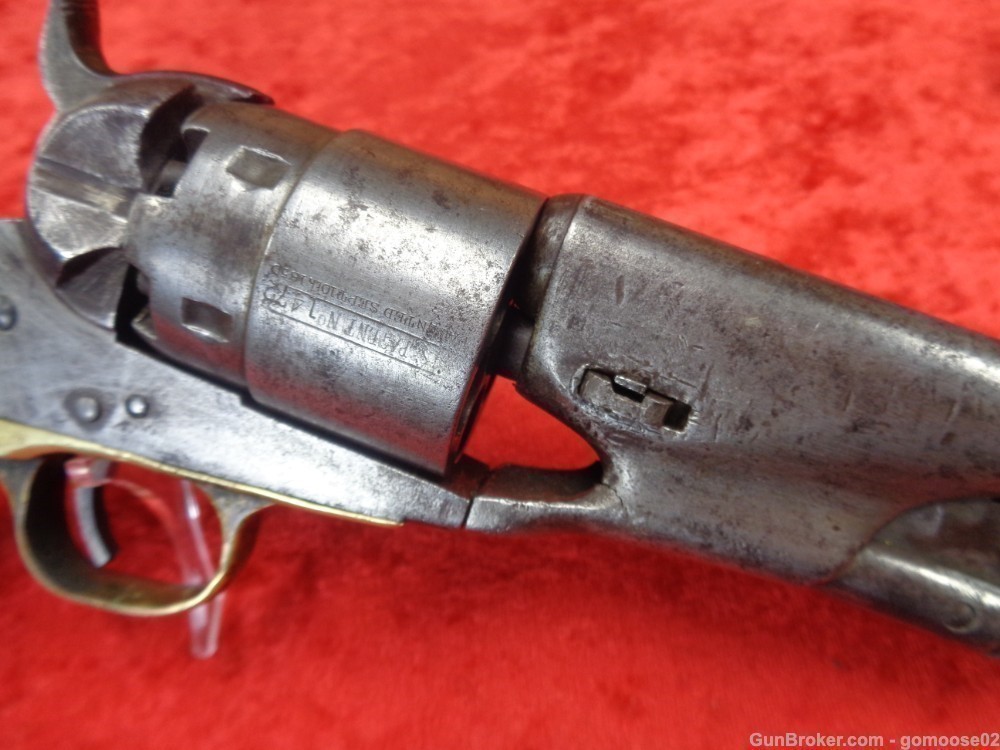 1862 COLT Model 1860 Army 44 Caliber Antique Revolver Black Powder WE TRADE-img-3