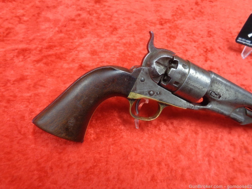 1862 COLT Model 1860 Army 44 Caliber Antique Revolver Black Powder WE TRADE-img-1