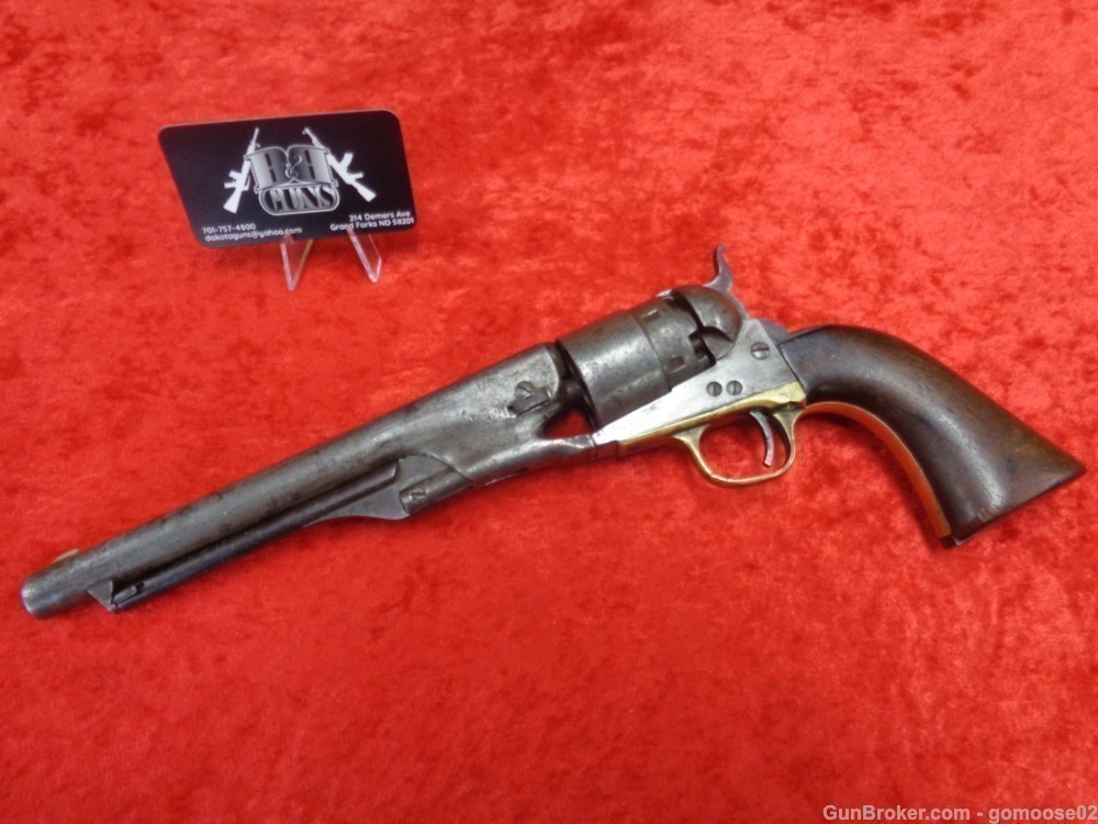 1862 COLT Model 1860 Army 44 Caliber Antique Revolver Black Powder WE TRADE-img-33
