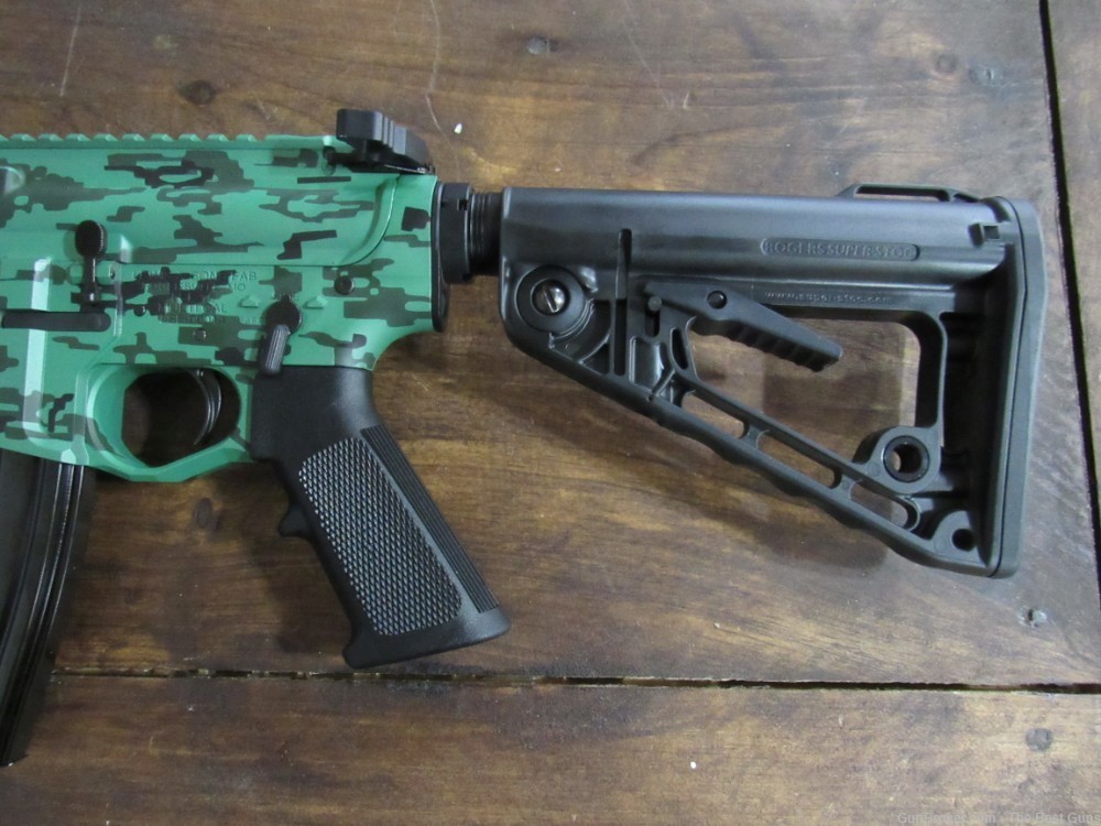 SIGWO Arms Custom Green Camouflage Cerakote AR-15 5.56 / 223 Remington AR15-img-1