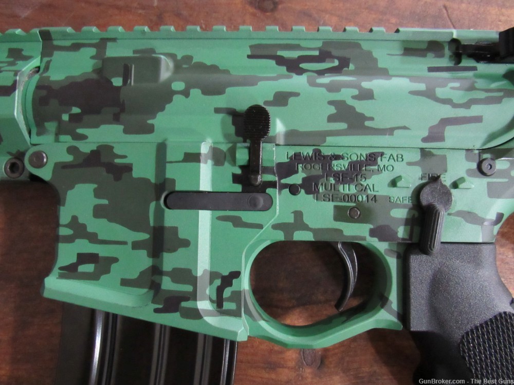 SIGWO Arms Custom Green Camouflage Cerakote AR-15 5.56 / 223 Remington AR15-img-2