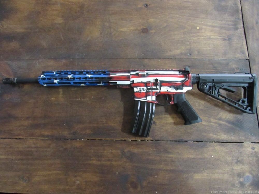 SIGWO Arms Custom American Flag Cerakote AR-15 5.56 / 223 Remington AR15-img-0