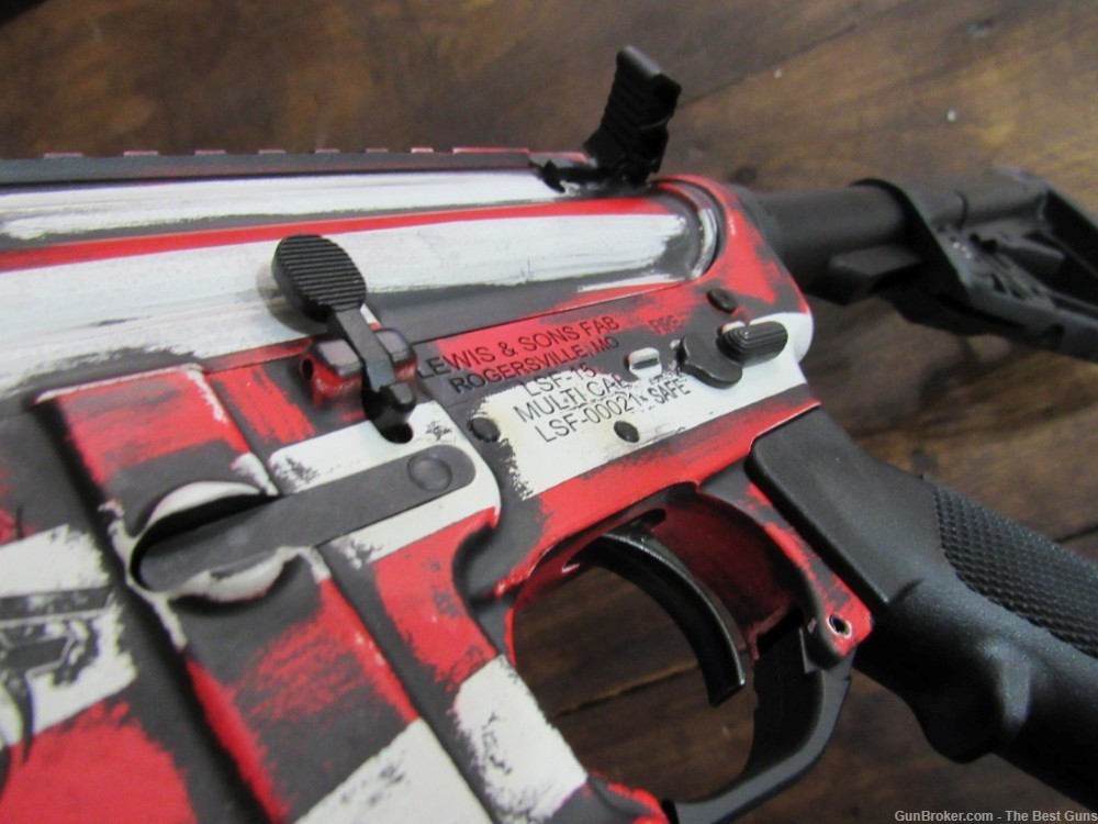 SIGWO Arms Custom American Flag Cerakote AR-15 5.56 / 223 Remington AR15-img-13