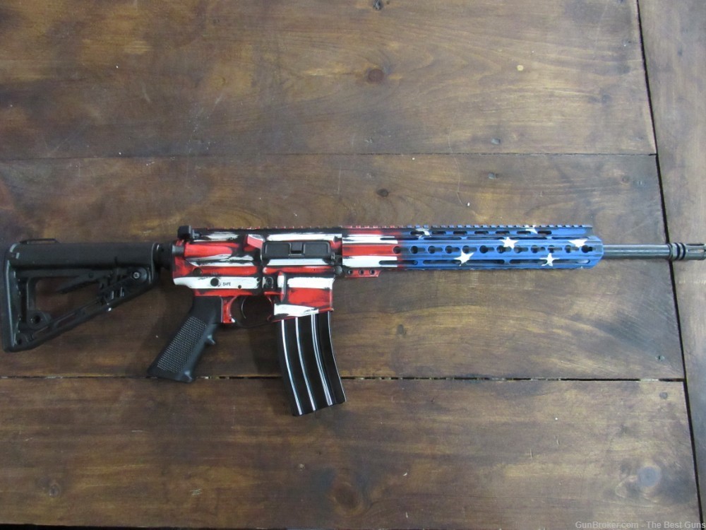 SIGWO Arms Custom American Flag Cerakote AR-15 5.56 / 223 Remington AR15-img-5