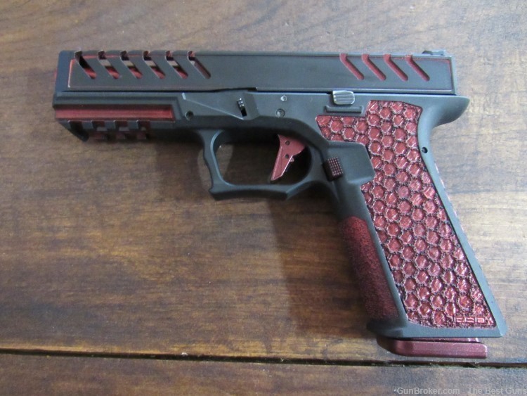 SIGWO Arms SA-9 9mm Pistol Red Cerakote Like Glock Polymer 80 SERIAL # 1!-img-0