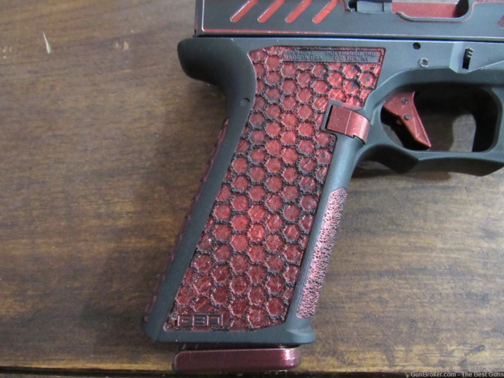 SIGWO Arms SA-9 9mm Pistol Red Cerakote Like Glock Polymer 80 SERIAL # 1!-img-4
