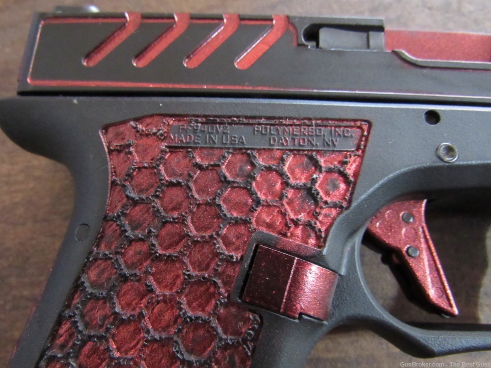 SIGWO Arms SA-9 9mm Pistol Red Cerakote Like Glock Polymer 80 SERIAL # 1!-img-6